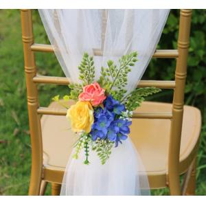 Hotel Celebration Organza Polyester Chair Back Cover