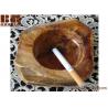 Vintage creative carved customized handmade wooden ashtray for father