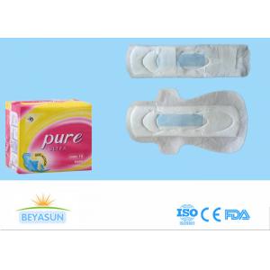 China Pure Cotton Ladies Sanitary Napkins , 300MM Size Overnight Sanitary Pads supplier