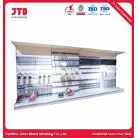 China 2.1m 0.9m Hardware Store Display Racks 100kgs Powder Coated Wire Shelving on sale