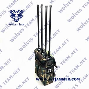 1000 Meter UAV Drone Jammer Military Manpack PLL Synthesized