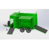 Flexible And Versatile Dual Axle Lawn Mowing Trailer 8 X 5 Ft With Brake Away