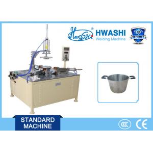 China Horixontal Type Resistance Stainless Steel Milke Pot Handle Spot Welder Machine supplier