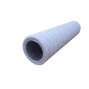 China PP string wound filter for wine and water filtration systerm / stainless steel core string wound filter supplier