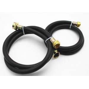6ft High Tensile Polyester Fiber Rubber Water Hose with 3/4" Female and Male Fittings