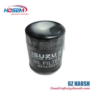 China イスズウ オートパーツ オイルフィルター C8974352110,OEM 代替品 イスズウ オイルフィルター要素に適しています wholesale