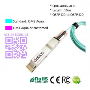 QSFPDD-400G-AOC15M 400G QSFPDD to QSFPDD AOC (Active Optical Cable) Cables 15M