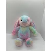 China Tie-Dye Bunny Rabbit Cute Plush Toys Recording and Repeating Talking Back Enjoy with Other on sale