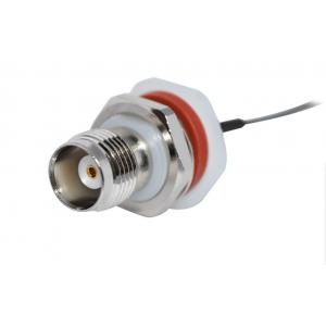 1.37mm Micro Coaxial 50 Ohm Bulkhead TNC Straight Crimp Jack type RF Connector