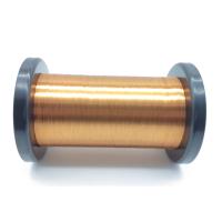 China 2uew 155 / 180 0.05mm High Temp Magnet Wire Polyurethane Enameled Copper on sale