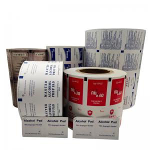 Disposable Medical Aluminum Foil Paper for Alcohol Prep Pad Sale in Customized Size