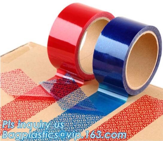 Tamper Evident VOID OPEN  Tape For Security Seal Warranty Void Tape Pressure sensitive Gloss lamination