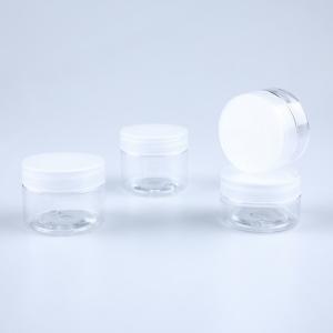 Spill Proof Plastic Cosmetic Jar Customized Logo 60ml Design