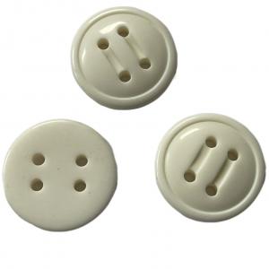 Four Hole Plastic Resin Buttons With Two Slot Design On Face In 38L