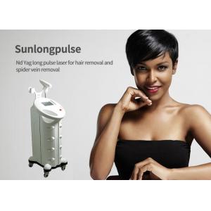 Long Pulse Nd Yag Laser Hair Removal Machine Spider Vein Removal With Skin Rejuvenation