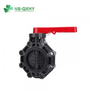 China 2-1/2 Inch UPVC/PVC Handle Type Butterfly Valve for Water Supply Water Flow Management supplier