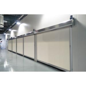 China Anti-electrostatic Fabric Roll up Door , High Frequency Smooth Opening Speed 1.5m/s supplier