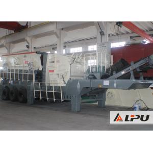 China Primary Jaw Crusher / Mobile Medium Hard Stone Crushing Plant 80kw supplier