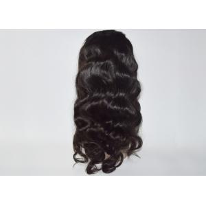 China Unprocessed Brazilian Human Lace Front Wigs , Human Hair Lace Front Braided Wigs supplier