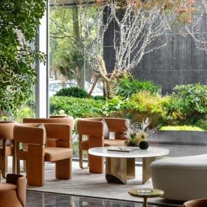 Modern Luxury Hotel Lobby Furniture Office Reception 1 2 3 Sofas Coffee Table Set