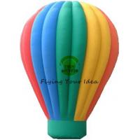 China Customized Color Inflatable Advertising Balloon With Air Balloon Shape For Trade Fair on sale