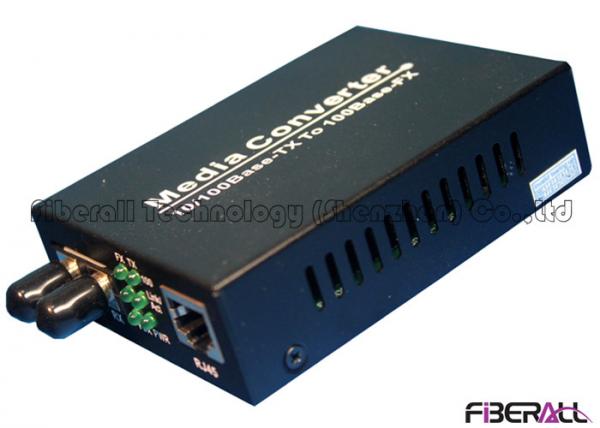 10/100M Dual Fiber 1310nm Optical Media Converter With 1x9 Optical Transceiver