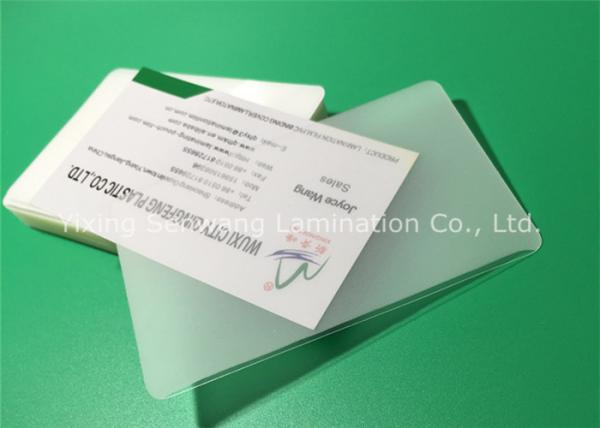 Термальный прокатывая размер 150 Мик визитной карточки мешков с слипчивым ЕВА