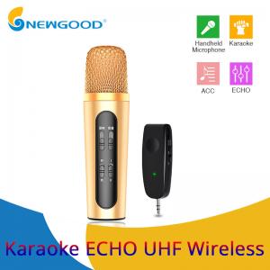 China Uhf Wireless Echo Microphone Singing Best Karaoke Handheld Microphone MIC For Mini Amplifier Speaker From China Shenzhen supplier