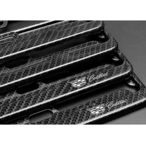High Strength Recycle Cadillac Carbon Fiber License Frame