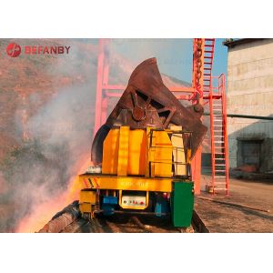 China Heavy Load Explosion Proof Transfer Cart With Automatic Dumping Device wholesale