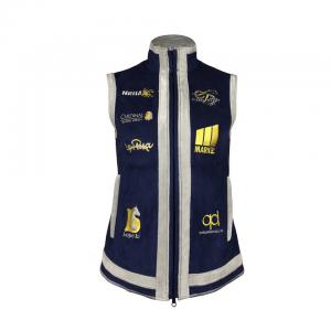 Customized Embroidered Poly Cotton Training Team Vest with Wicking Breathable Design