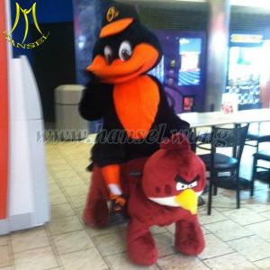 Hansel fast profits coin operated plush motorized animals for mall