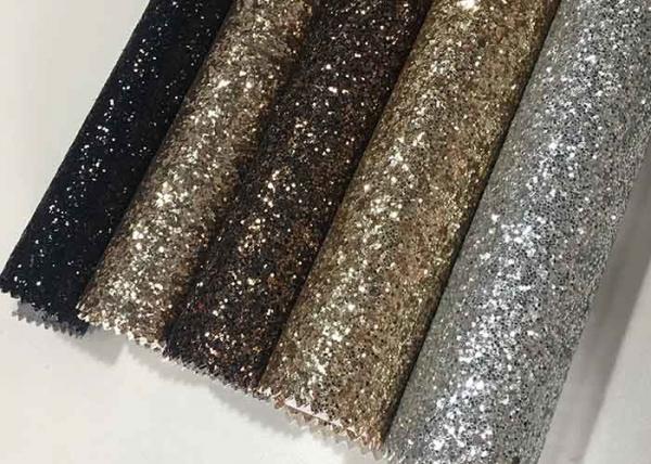 Single Side Precut Dark Grey Glitter Wallpaper Covering Convenience Unique