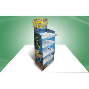 Portable Recyclable Cardboard Free Standing Display Units , Cardboard Poster Stand