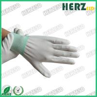 China Anti Static ESD Top Fit Glove Laboratory Carbon PU Palm Fit Gloves on sale