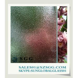 China Internal Decoration Glass frosted clear pattern glass with ISO9001&CE supplier