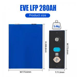 China Lifepo4 Battery Cell EVE 280AH Solar Energy System Rechargeable supplier