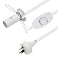 China Cable H03VVh2-F 2G*0.75mm2 Salt Lamp Dimmer Switch And E14 Power Cord With Australia Plug on sale