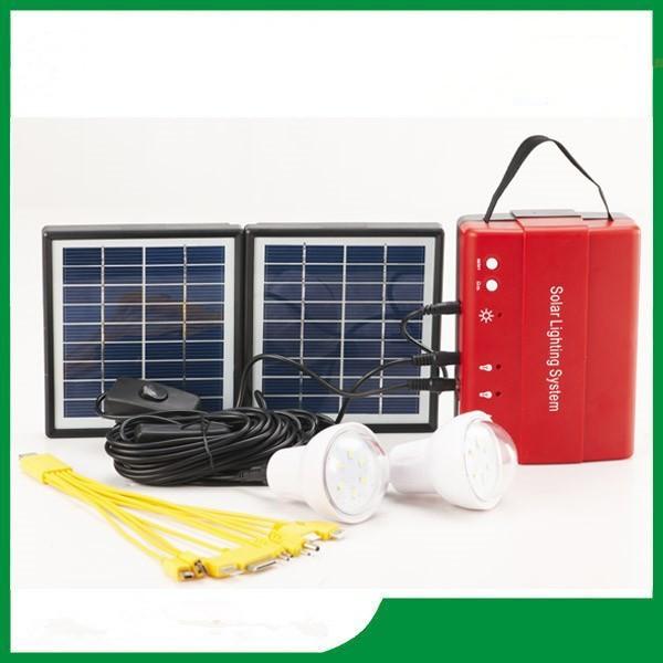 Solar lighting kits with FM radio, mini solar lighting kits with phone charger for cheap selling