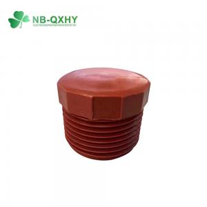China 1/2 to 2 Thread Pipe Fittings Pph Plug Plastic Cap QX Supply with Male Connection supplier