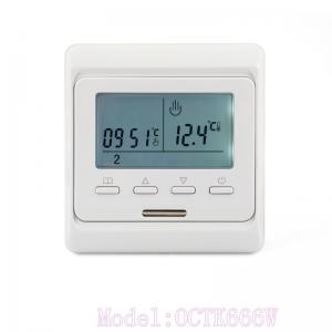 China ABS 7 Day Programmable Thermostat Digital Temperature Control and Floor Heating Thermostat supplier