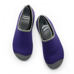 China Heel Reinforced Winter Footwear For Ladies Durable Purple Lined Pattern supplier