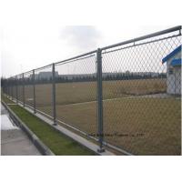 China Hot Dipped Galvanized Steel Wire Fencing , Residential Metal Chain Link Fence for sale