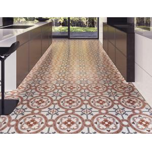 200x200mm 8.5mm Thickness Indoor Porcelain Tiles Floor Wall Red Ceramic Inkjet Printing SGS