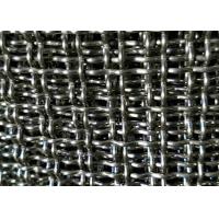 China Double 1m Stainless Steel Crimped Wire Mesh Bright Silver on sale