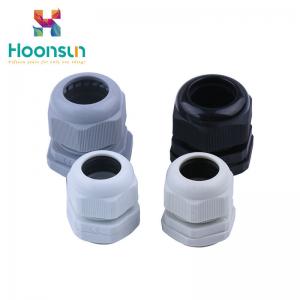 China Thread Electrical Flexible Cable Gland / Customized PG Fireproof Rubber Cable Gland supplier