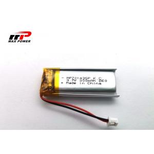 MSDS 3.7V 701435 300mAh Lithium Polymer Rechargeable Battery