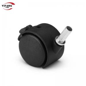 China Black Universal Rotary Furniture Caster Wheels supplier