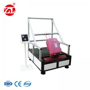 China Luggage Bumps Wear Testing Instrument With Suitcase Fixed Seat Adjustment supplier