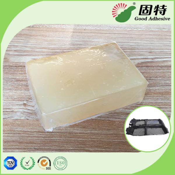 Pressure Sensitive Industrial Hot Melt Glue , Milk Yellow Car Trim Adhesive Hot